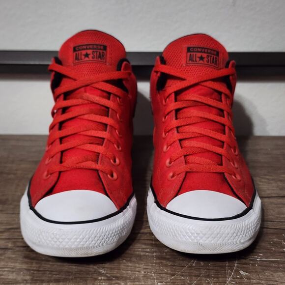 Converse Chuck Taylor All-Star High Street Men's Athletic Shoes Size 11 Red - Picture 2 of 9